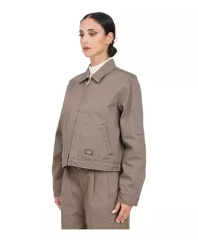 Джинсовая куртка Eisenhower на подкладке Dickies, коричневый
