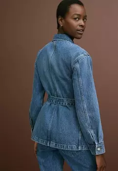 Джинсовая куртка ELEVATED 4 POCKET REGULAR FIT Next, синий