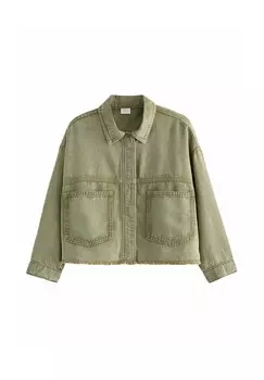 Джинсовая куртка EMBELLISHED Next, зеленый