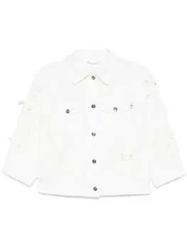 Джинсовая куртка Ermanno Scervino, белый