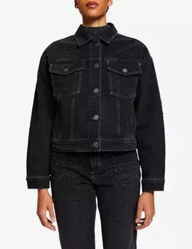 Джинсовая куртка ESPRIT, черный