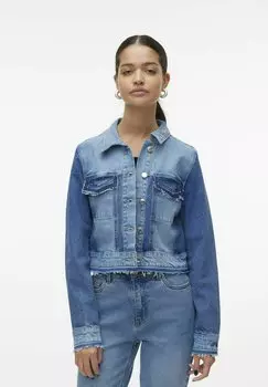 Джинсовая куртка EZRA Vero Moda, синий деним