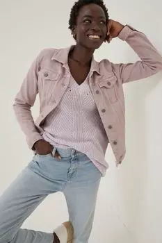 Джинсовая куртка FatFace Tasha Fat Face, фиолетовый