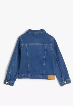 Джинсовая куртка FLAP POCKET DETAIL Koton, синий деним