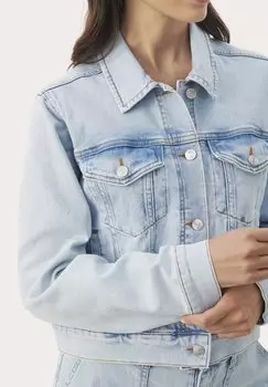 Джинсовая куртка FREDERIKKA Part Two, светло-голубой деним