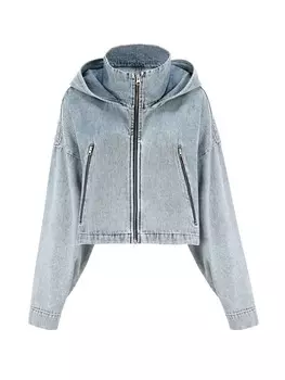 Джинсовая куртка Freshlions, светло-синий