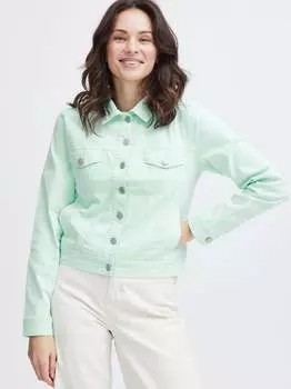 Джинсовая куртка frvotwill Fransa, зеленый