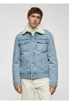 Джинсовая куртка Furry Mango, синий