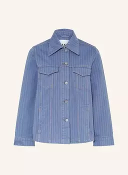 Джинсовая куртка Ganni, фиолетовый