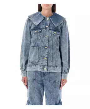 Джинсовая куртка Ganni, синий