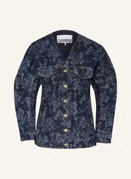 Джинсовая куртка Ganni, синий