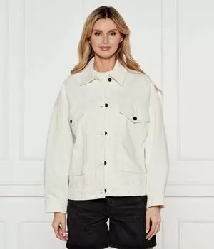 Джинсовая куртка gatria Oversize fit Hugo, белый