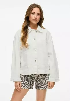 Джинсовая куртка GEKNPFTE VILA, белый