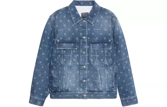 Джинсовая куртка GIVENCHY женская синяя