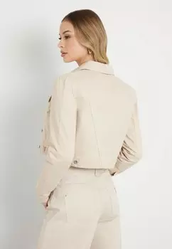 Джинсовая куртка Guess, бежевый