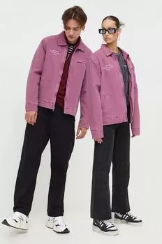 Джинсовая куртка Guess Originals, фиолетовый