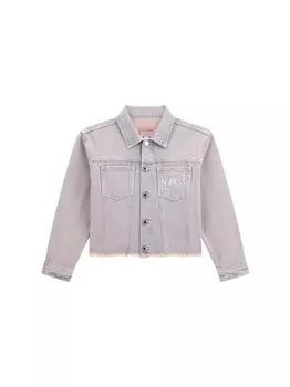 Джинсовая куртка Guess, розовый