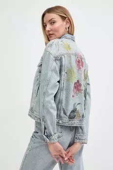 Джинсовая куртка Guess, синий