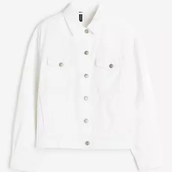 Джинсовая куртка H&M, белый