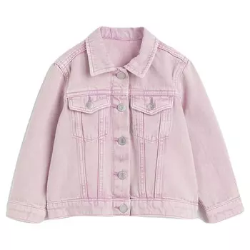 Джинсовая куртка H&amp;M Denim, светло-фиолетовый