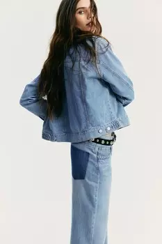 Джинсовая куртка H&M, голубой