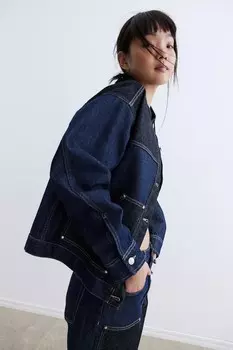 Джинсовая куртка H&M, мультиколор