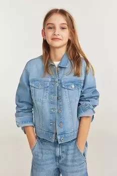 Джинсовая куртка H&M, синий