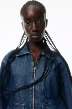 Джинсовая куртка H&M, синий