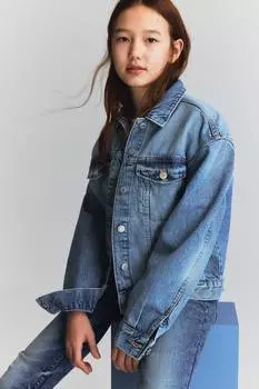 Джинсовая куртка H&M, синий