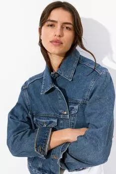 Джинсовая куртка H&M, синий