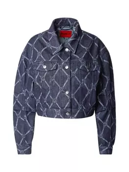 Джинсовая куртка HUGO Between-Season Jacket Gisolia, темно-синий/светло-синий