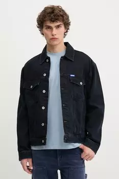 Джинсовая куртка Hugo Blue, темно-синий