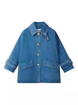 Джинсовая куртка Humbie на пуговицах Mackintosh, синий