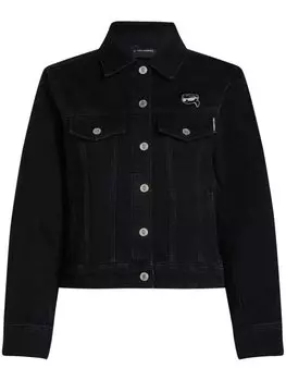 Джинсовая куртка Ikon Karl Lagerfeld, черный