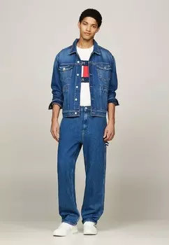 Джинсовая куртка ISAAC DISTRESSED Tommy Jeans, синий