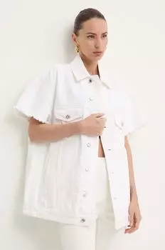 Джинсовая куртка из хлопка Michael Michael Kors, белый