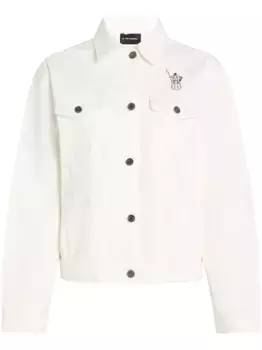 Джинсовая куртка из коллаборации с Jorge Parra KARL LAGERFELD, белый