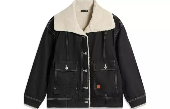 Джинсовая куртка из коллекции Sports Life, женская, глубокий черный деним Lining