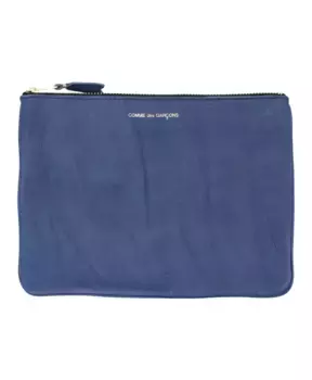 Джинсовая куртка из стираного денима Comme Des Garons, синий