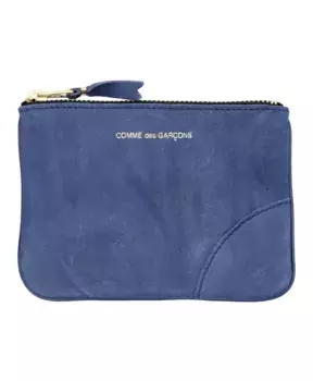 Джинсовая куртка из стираного денима Comme Des Garons, синий