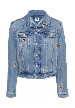 Джинсовая куртка IZZIE AOCR Tommy Jeans, синий деним