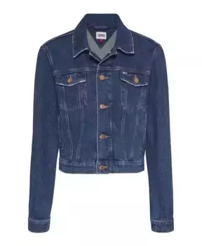 Джинсовая куртка izzie slm куртка фла Tommy Jeans, синий
