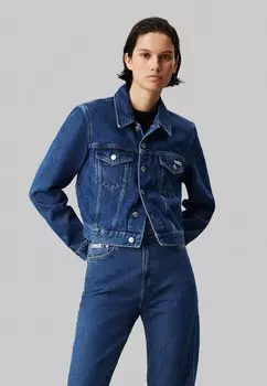 Джинсовая куртка JACKET Calvin Klein Jeans, синий деним
