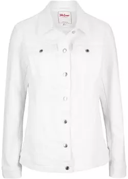 Джинсовая куртка John Baner Jeanswear, белый