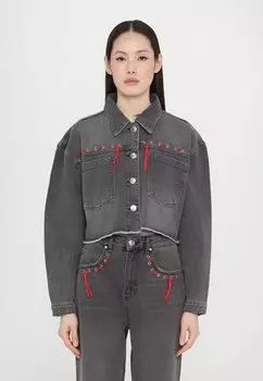 Джинсовая куртка JOLIE CROPPED JACKET Stieglitz, черный