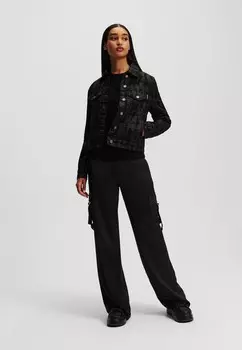 Джинсовая куртка KAMEO KARL LAGERFELD, цвет Black Denim Kameo