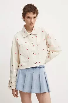 Джинсовая куртка Kaotiko, бежевый