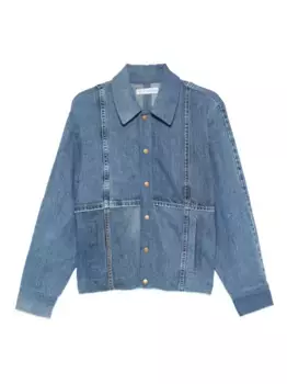 Джинсовая куртка Kara со вставками E.L.V DENIM, синий