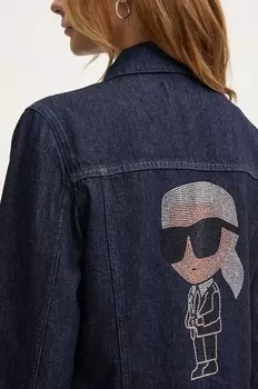 Джинсовая куртка Karl Lagerfeld, темно-синий