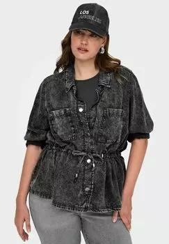 Джинсовая куртка KENYA ONLY Carmakoma, черный